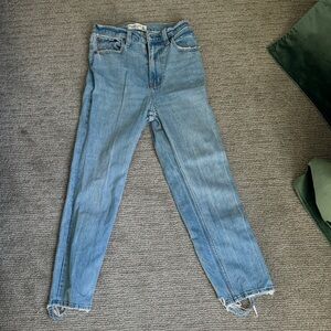 Abercrombie & Fitch Light Blue Straight Leg Jeans